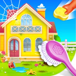 Ícone de Jogo de limpeza doméstica